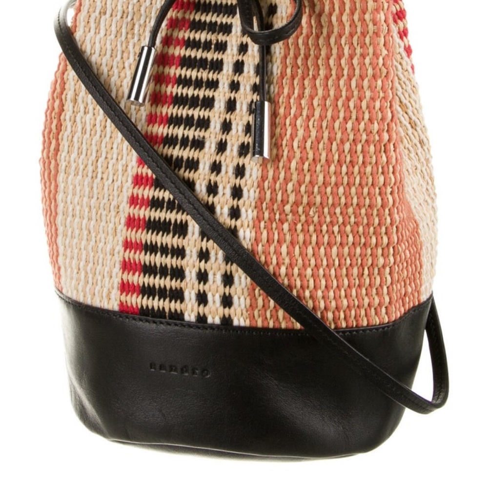 Sandro Raffia Bucket Bag - Picture 7 of 8
